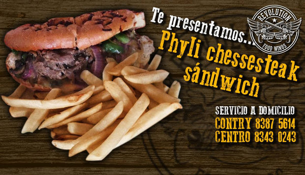 Phyli Cheesesteak Sándwich