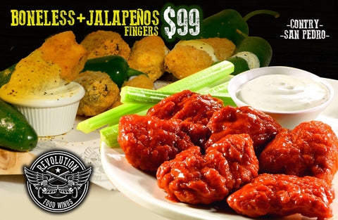 Promo Boneless + Jalapeños Fingers